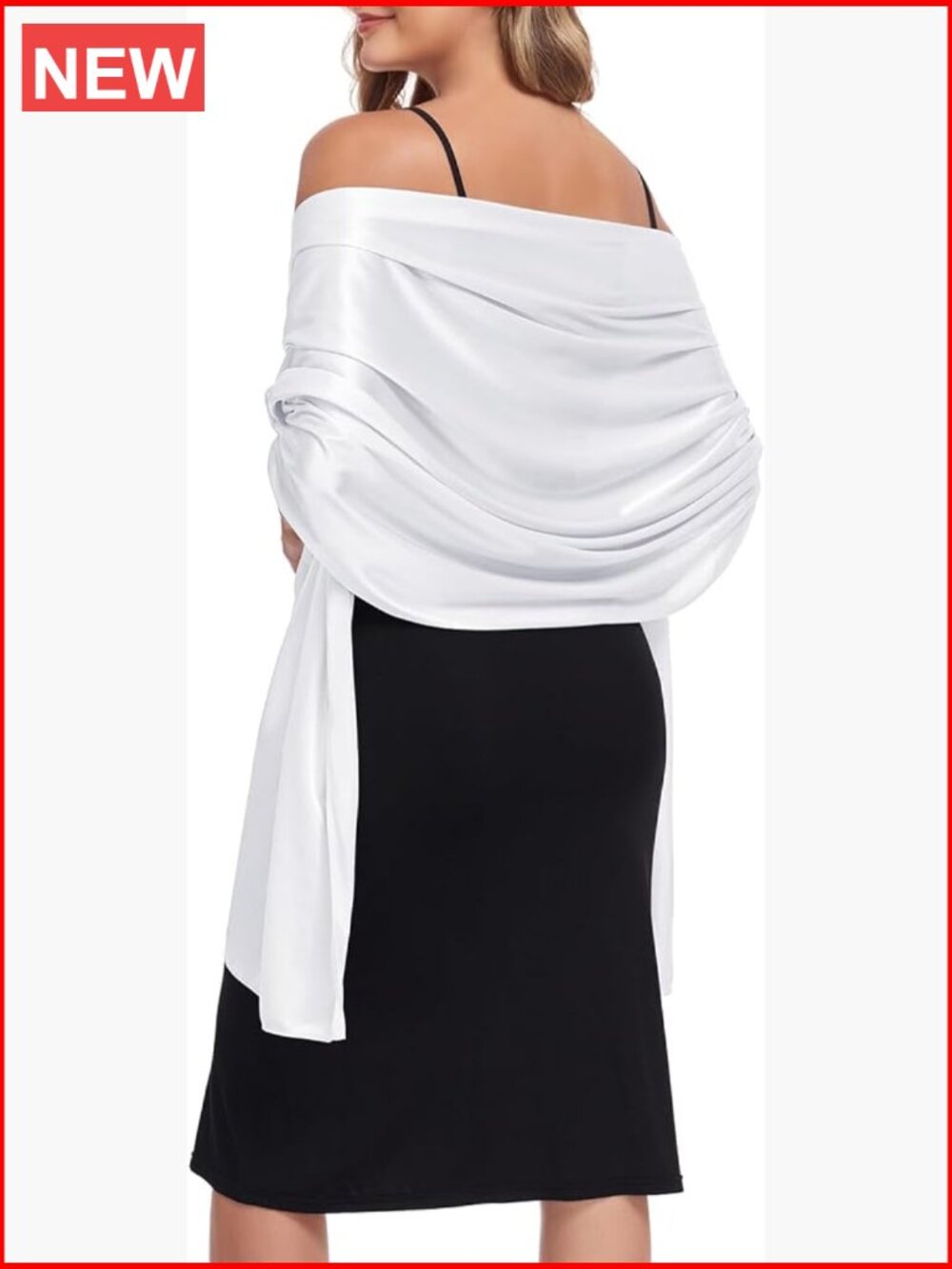 Oversized Rectangular Shawl Wrap for Evening Dresses, Elegant Scarf for Wedding